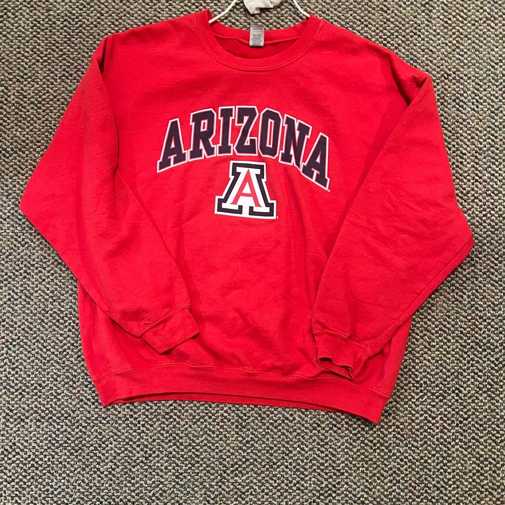 Red U of A crewneck